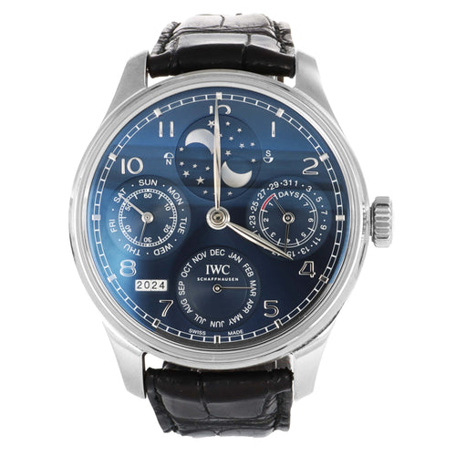 Montre IWC Portugieser - Montre Perpetual Calendar en or blanc 58 Facettes 68801804