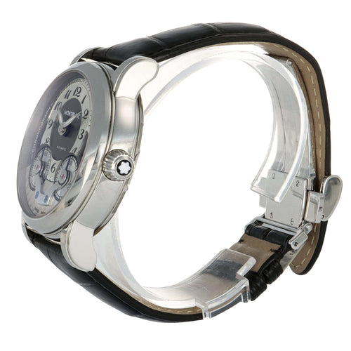 Montre Montblanc Nicolas Rieussec - Montre Chronograph GMT en acier 58 Facettes 68801589