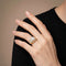 Bague 49 Bague perle d'Australie en or rose et diamants 58 Facettes 61400023