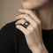 Bague 53 Pomellato Arabesque - Bague en or rose et quartz fumé 58 Facettes 61G00104