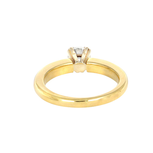 Bague 50 Solitaire - Bague en or jaune et diamant 58 Facettes 61000358