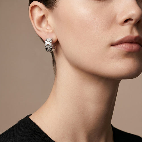 Boucles d'oreilles Boucles d'oreilles - Diamants en or gris 18 carats 58 Facettes 66000104
