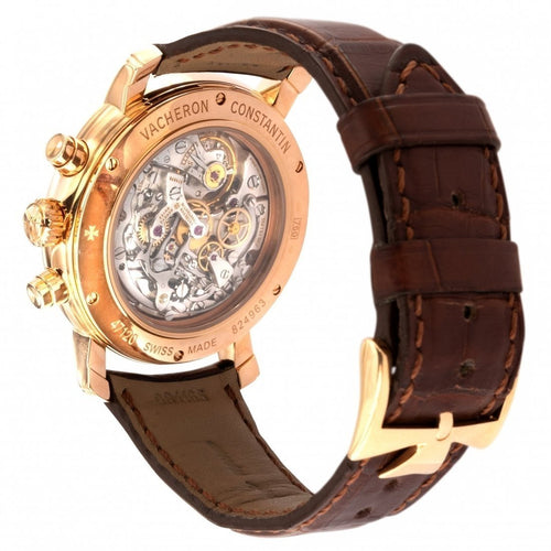 Montre Vacheron Constantin Malte - Montre chronographe en or rose 58 Facettes 68801427