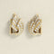 Boucles d'oreilles Boucles d'oreilles - Diamants ronds 1,75 ct en or jaune 750 58 Facettes 66300053