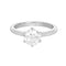 Bague 52 Bague solitaire en or gris et diamant 58 Facettes 61000350