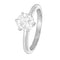 Bague 52 Bague solitaire en or gris et diamant 58 Facettes 61000350