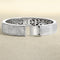 Bracelet 16 Waskoll - Bracelet jonc rigide en or gris 750 et diamants 58 Facettes 62800066