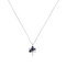 Pendentif en or gris, saphirs et diamants