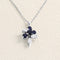 Pendentif Pendentif - Saphirs et diamants en or gris 18 carats 58 Facettes 63700123