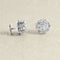Boucles d'oreilles Boucles d’oreilles en or gris 18 carats et diamants 58 Facettes 66000128