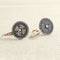 Boucles d'oreilles Alesia - Boucles d'oreilles en or rose 18 carats et diamants 58 Facettes 66000218