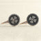 Boucles d'oreilles Alesia - Boucles d'oreilles en or rose, argent et diamants 58 Facettes 66000218