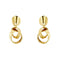 Boucles d'oreilles Boucles d’oreilles pendantes à double anneau en or jaune 18 ct 58 Facettes 29783