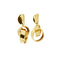 Boucles d'oreilles Boucles d’oreilles pendantes à double anneau en or jaune 18 ct 58 Facettes 29783