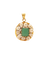 Pendentif Pendentif en or jaune 18K avec émeraude 2,95 ct et 10 perles 58 Facettes BO220248/CHARMEDEPOQUE