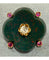 Broche Broche en jaspe sanguin en or jaune 18 carats, diamant et rubis 58 Facettes BO220342/UNIQUE