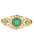 Bracelet ZINA - Bracelet jonc rigide en or jaune 18 carats, diamants et émeraudes 58 Facettes BO220349/ZINA