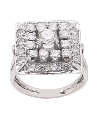 Bague 57 Hope - Bague alliance en or blanc 18K et 29 diamants 58 Facettes BO220309/HOPE