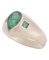 Bague 61 Bague épaulée poire émeraude en or jaune 18 carats 58 Facettes BO210282/ÉMERAUDEENPOIRE