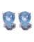 Boucles d'oreilles Ciel Bleu - Boucles d’oreilles en or blanc 18 carats et topazes bleues 58 Facettes BO210743/CIELBLEU/PHOTO