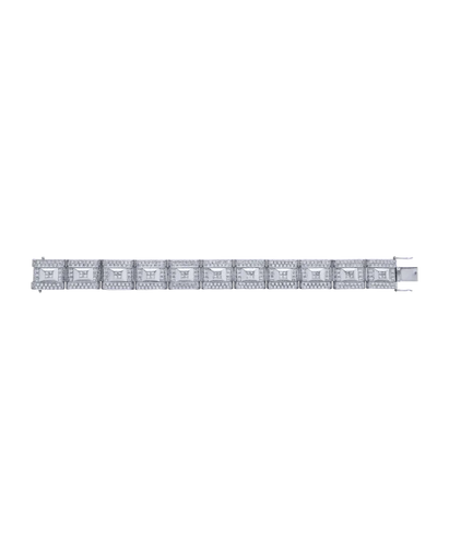 Bracelet Van Der Bauwede Bling Bling - Bracelet en or blanc 18 carats et diamants 58 Facettes BO200176/BLINGBLING