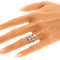 Bague 54 Bague Belle Époque trois diamants en or blanc 18K 58 Facettes 25351-0042