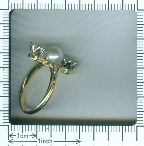 Bague 54 Bague de fiançailles Belle Époque 1915 en or 18K et diamants 58 Facettes 18256-0130