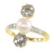 Bague 54 Bague de fiançailles Belle Époque 1915 en or 18K et diamants 58 Facettes 18256-0130