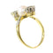 Bague 54 Bague de fiançailles Belle Époque 1915 en or 18K et diamants 58 Facettes 18256-0130
