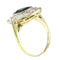 Bague 51 Bague vintage - Saphir et diamants en or jaune 18K 58 Facettes 18351-0023