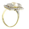 Bague 56 Belle Époque/Art déco - Bague de fiançailles en or jaune 18K, platine, diamants et perle 58 Facettes 19225-0098