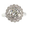 Bague 54 Bague Art déco en platine avec 17 diamants (env. 1,67 ct) 58 Facettes 19157-0036