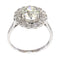 Bague 54 Bague Art déco en platine avec 17 diamants (env. 1,67 ct) 58 Facettes 19157-0036