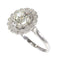 Bague 54 Bague Art déco en platine avec 17 diamants (env. 1,67 ct) 58 Facettes 19157-0036
