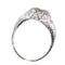 Bague 58 Bague vintage années 1950 en or blanc 18 K et diamants 58 Facettes 21028-0224