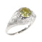 Bague 58 Bague vintage années 1950 en or blanc 18 K et diamants 58 Facettes 21028-0224