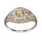 Bague 58 Bague vintage années 1950 en or blanc 18 K et diamants 58 Facettes 21028-0224