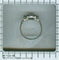 Bague 54 Bague vintage années 1950 Art déco en platine et diamants 58 Facettes 21042-0157