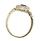 Bague 59 Bague de fiançailles victorienne 1840 en or jaune 18K, saphir et diamants 58 Facettes 21097-0172