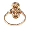 Bague 56 Bague Belle Époque vintage en or jaune 18K avec perle et diamants 58 Facettes 21146-0121