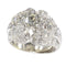 Bague 59 Bague vintage années 1950 en platine et diamants 3,44 ct 58 Facettes 21174-0487
