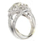 Bague 59 Bague vintage années 1950 en platine et diamants 3,44 ct 58 Facettes 21174-0487