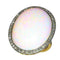 Bague 58 Bague victorienne en or jaune 18k, argent, opale et diamants 58 Facettes 21224-0615