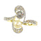 Bague 52 Bague de fiançailles Art nouveau en or 18K, diamants et perle 58 Facettes 21285-0669