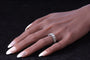 Bague 52 Bague ancienne géorgienne en or rouge 18k, argent et diamants 58 Facettes 21272-0590