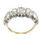 Bague 52 Bague ancienne géorgienne en or rouge 18k, argent et diamants 58 Facettes 21272-0590