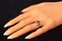 Bague 55 Bague de fiançailles Belle Époque en or jaune 18K, rubis et diamants 58 Facettes 22137-0266