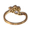 Bague 53 Belle Époque - Bague de fiançailles en platine et or jaune 18K, diamants 58 Facettes 22152-0291