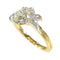 Bague 53 Belle Époque - Bague de fiançailles en platine et or jaune 18K, diamants 58 Facettes 22152-0291
