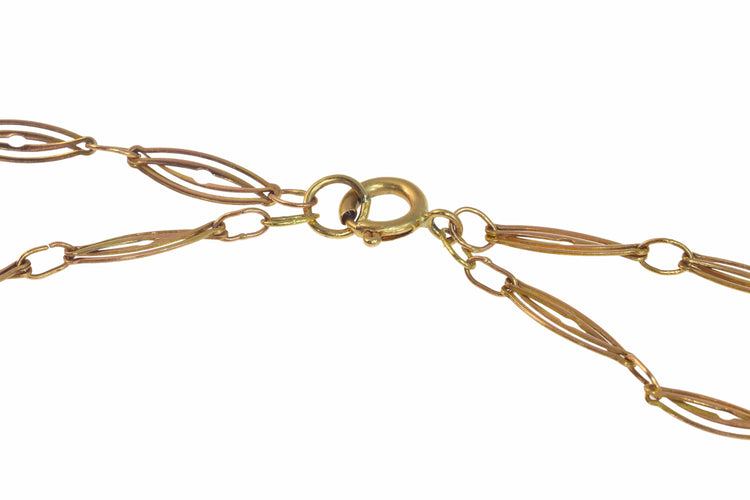 Collier Collier ancien - Double rang de perles de corail en or jaune 14K 58 Facettes 22235-0056